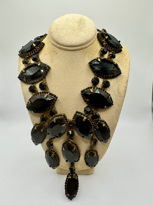 Black Onyx Stations Necklace